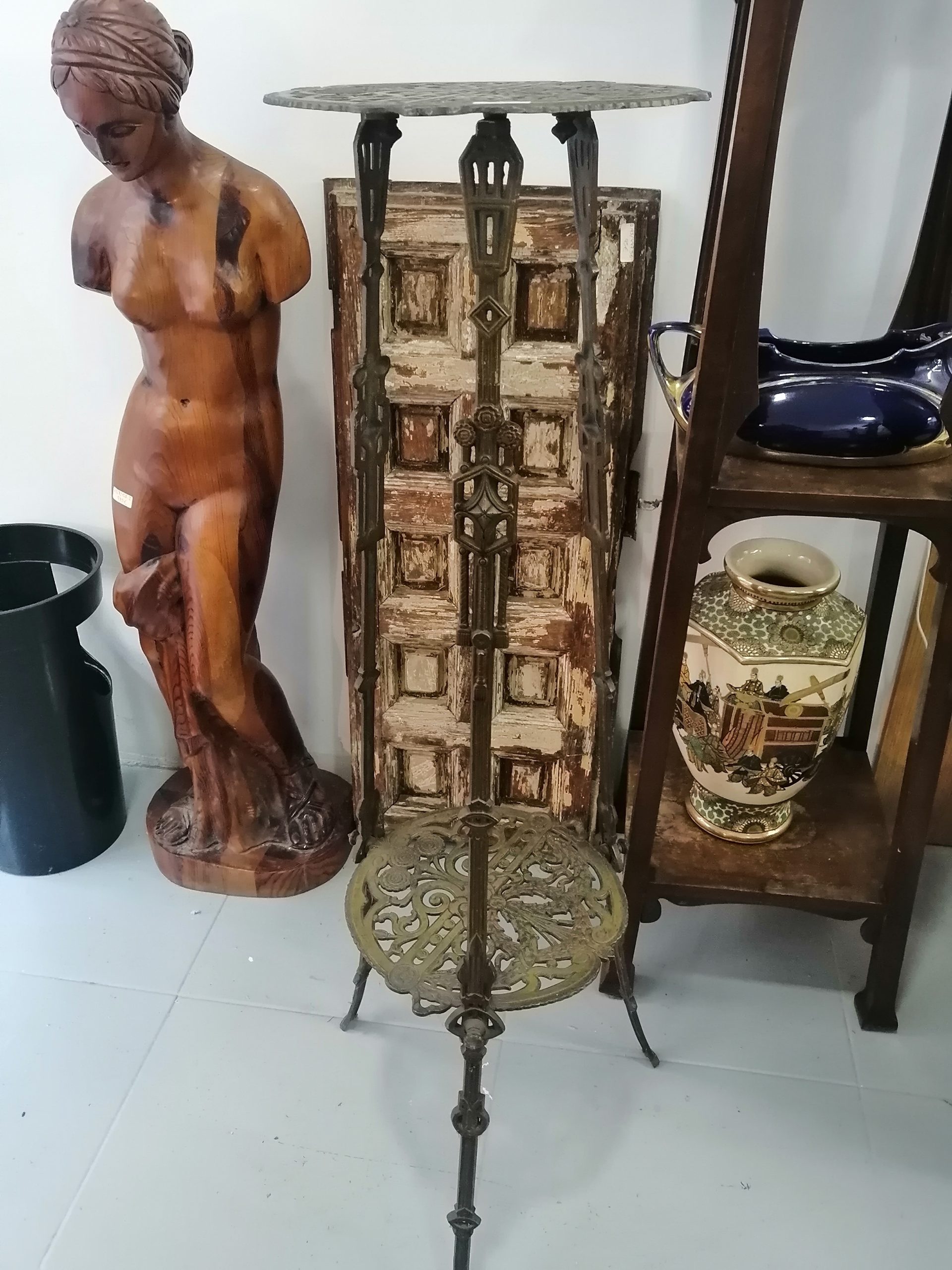 Peanas bronce Art Decó