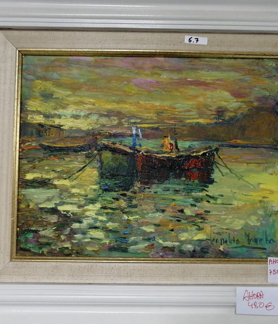 Óleo lienzo Leopoldo Fernández Varela