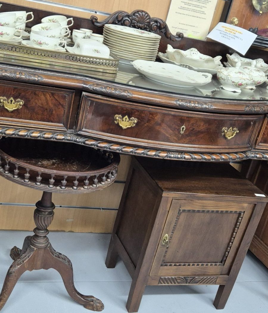 Consola caoba Chippendale