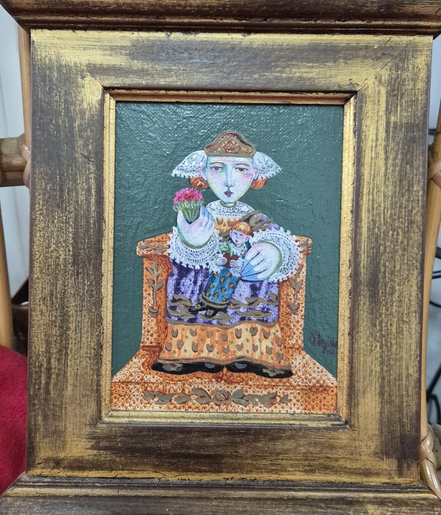 Óleo tabla Ana Legido